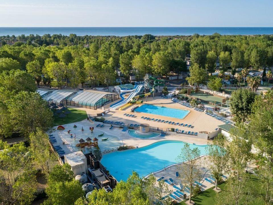 Mobilhome Lodge 3 Chambres, 500M Plage, Camp 5 Etoiles Vendres Eksteriør billede