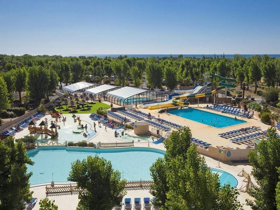 Mobilhome Lodge 3 Chambres, 500M Plage, Camp 5 Etoiles Vendres Eksteriør billede